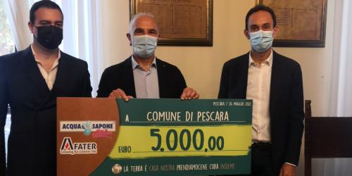 Fater e Acqua&Sapone al fianco del Comune di Pescara per la pulizia di alcune aree della Riserva dannunziana e per una maggiore inclusione